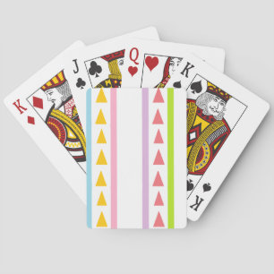 Lijnen en driehoeken pokerkaarten