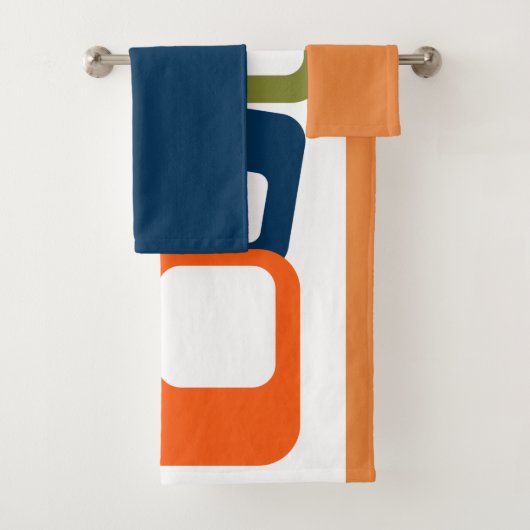 Lijnen en Rechthoekige keukenset Bad Handdoek (Insitu)