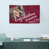 Lijnen en sterren | bewerkbare kleuren | Foto-Afst Spandoek (Beurs)