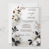 Lijnen Formele Eenvoudige Klassieke Elegante Blank Kaart (Voorkant)