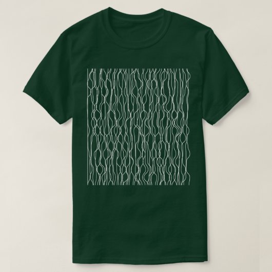 lijnen golven ontwerp t-shirt (Design voorkant)