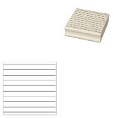 Lijnen Hout Art Stamp Rubberstempel (Gestempeld)
