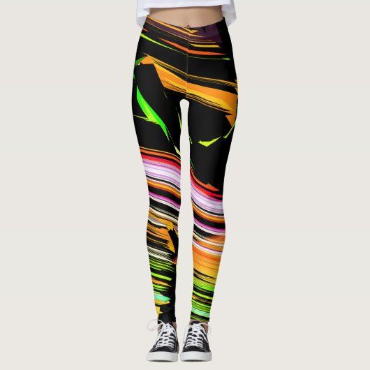 Lijnen Leggings (Voorkant)