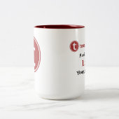 Lijnen met twee tonnen, 15 oz. Mok (Center)