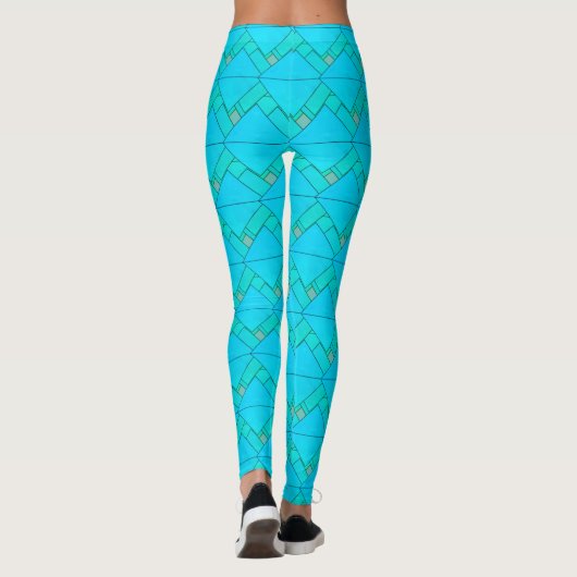 Lijnen ontwerp leggings (Achterkant)