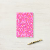 Lijnen Patroon 1 Post-it® Notes (Op bureau)