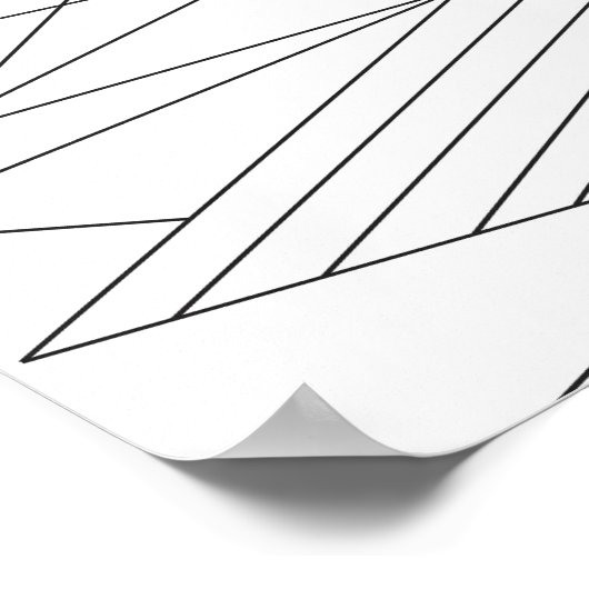 Lijnen Poster (Hoek)