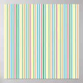 Lijnen Strepen Poster (Voorkant)