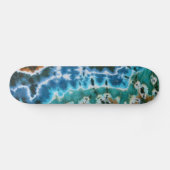 Lijnen Tie Dye Persoonlijk Skateboard (Horizontaal)