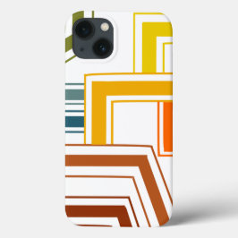 Lijnen uit de jaren zeventig Case-Mate iPhone case
