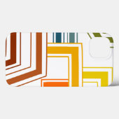 Lijnen uit de jaren zeventig Case-Mate iPhone case (Achterkant (horizontaal))