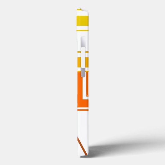 Lijnen uit de jaren zeventig Case-Mate iPhone case (Achterkant / Links)