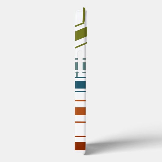 Lijnen uit de jaren zeventig Case-Mate iPhone case (Achterkant / Rechts)