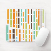 Lijnen uit de jaren zeventig muismat (Met muis)