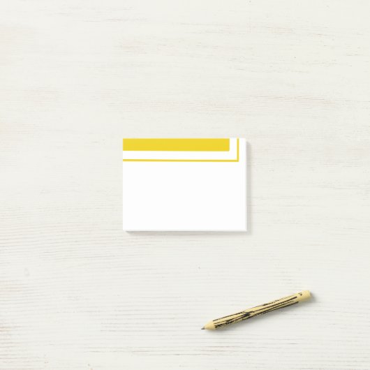 Lijnen uit de jaren zeventig post-it® notes (Op bureau)