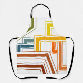 Lijnen uit de jaren zeventig schort (Voorkant)