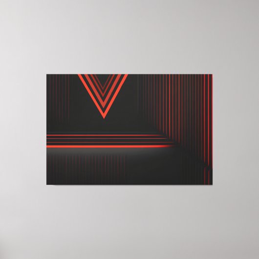 Lijnen van de toekomst canvas afdruk (Voorkant)