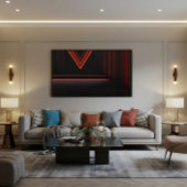 Lijnen van de toekomst canvas afdruk