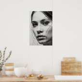 Lijnen van denken poster (Keuken)