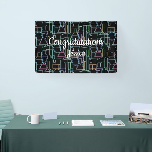 Lijnen van het Chemistry Lab Spandoek (Beurs)