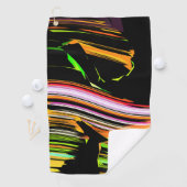 Lijnen van lijnen golfhanddoek (Insitu)