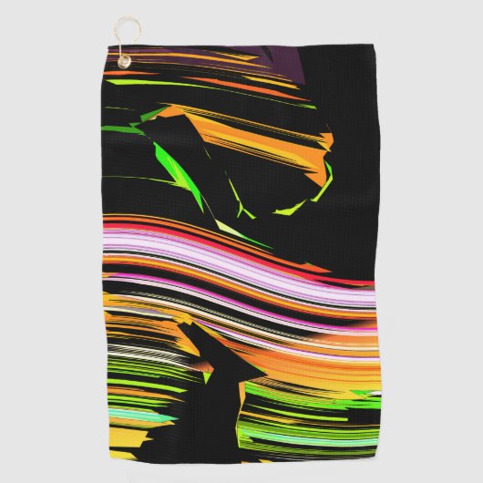 Lijnen van lijnen golfhanddoek (Voorkant)