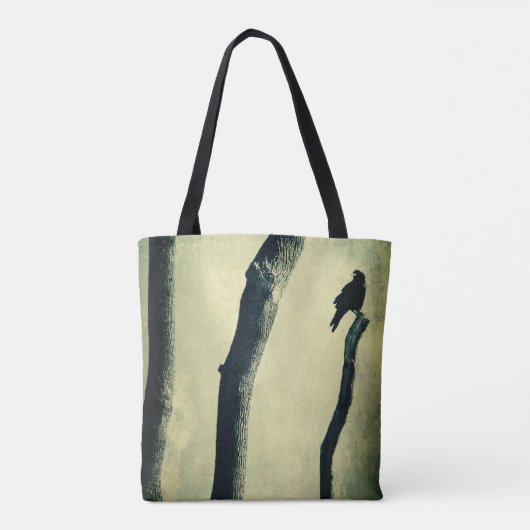 Lijnen van natuur tote bag (Achterkant)