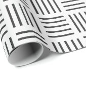 Lijnen vierkant cadeaupapier (Rol Hoek)