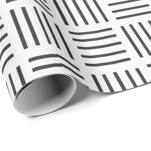 Lijnen vierkant cadeaupapier (Rol Hoek)