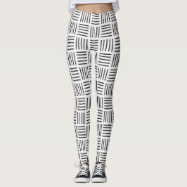 Lijnen vierkant leggings
