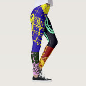 lijnencollage leggings (Rechts)