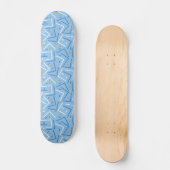 Lijnenpatroon 7 persoonlijk skateboard (Voorkant)