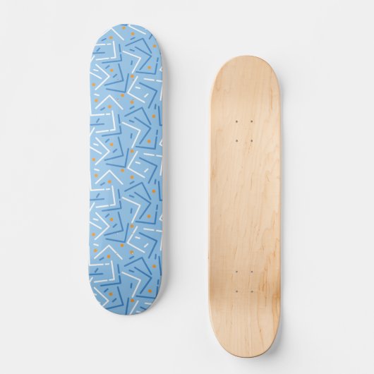 Lijnenpatroon 7 persoonlijk skateboard (Voorkant)