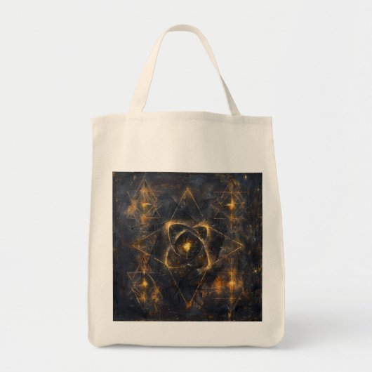 Lijnensymfonie Tote Bag (Voorkant)