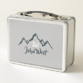 Lijngetrokken monogram voor berggebied, op maat (Achterkant)