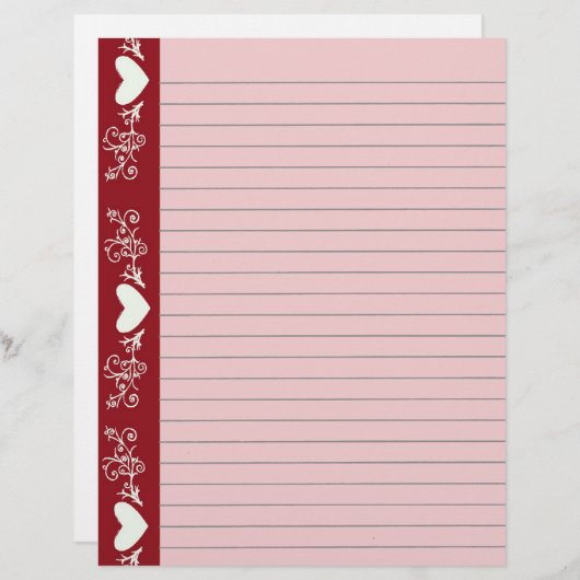 Lijnhartenpapier (Voorkant / Achterkant)