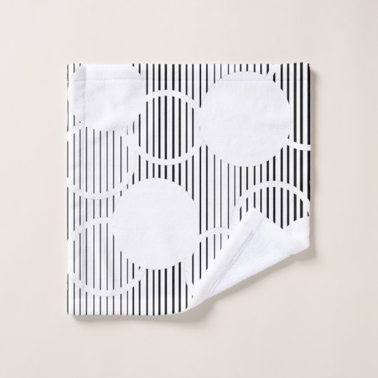 Lijnhexagons Bad Handdoek (Wasdoekje)