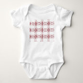 Lijnhexagons Romper (Voorkant)