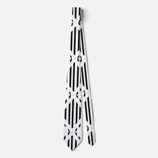 Lijnhexagons Stropdas (Voorkant)