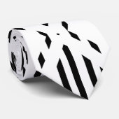 Lijnhexagons Stropdas (Opgerold)