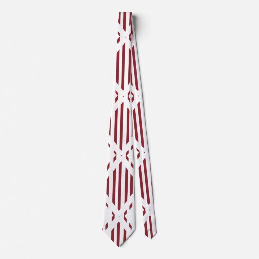 Lijnhexagons Stropdas (Voorkant)