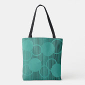 Lijnhexagons Tote Bag (Achterkant)