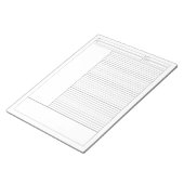 Lijnkaart voor school/project notitieblok (Schuin)