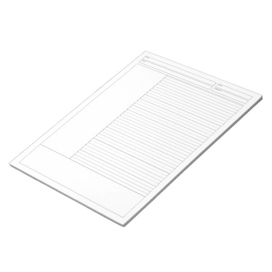 Lijnkaart voor school/project notitieblok (Schuin)