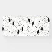 Lijnkunst, donkergrijze banner (Horizontaal)