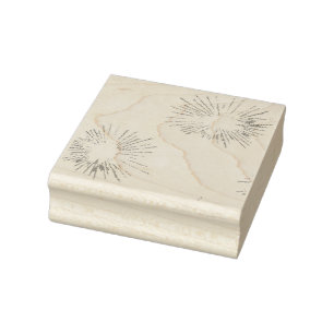 Lijnkunst, lichte grijs, Geyser Wood Art Stamp Rubberstempel