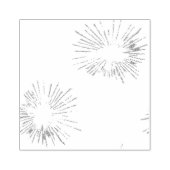 Lijnkunst, lichte grijs, Geyser Wood Art Stamp Rubberstempel (Afrduk)