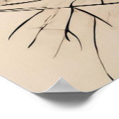 Lijnkunst Moederschap Print (Hoek)