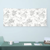 lijnkunst, sneeuwwitje, Vista White met beste bann Spandoek (Beurs)