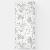 lijnkunst, sneeuwwitje, Vista White met beste bann Spandoek (Verticaal)